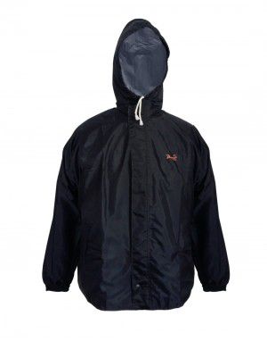 oxford raincoat set for mens with carry bag navy